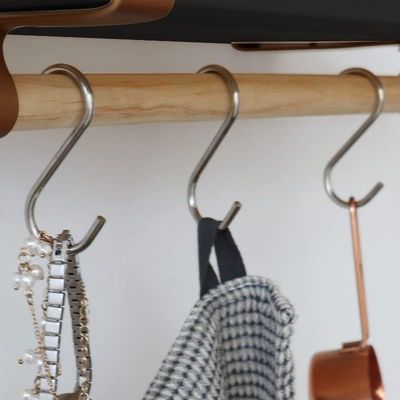 Comme vous le souhaitez 45X20 Noir Pu Marron cuir courroie murale étagère flottante étagère en bois moderne
