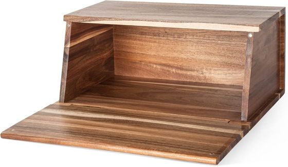 Boîte à pain en bois tout en une seule pièce organisateur pour l'assemblage de la cuisine