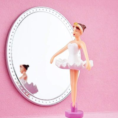 Paquet cadeau personnalisé Princesse MDF Rose Ballerina Thème Musical Box de bijoux pour les filles