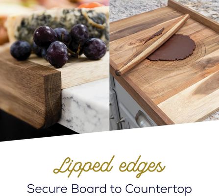 Planche de coupe de pain en bois polyvalente avec imprimante à lèvres et gravure au laser