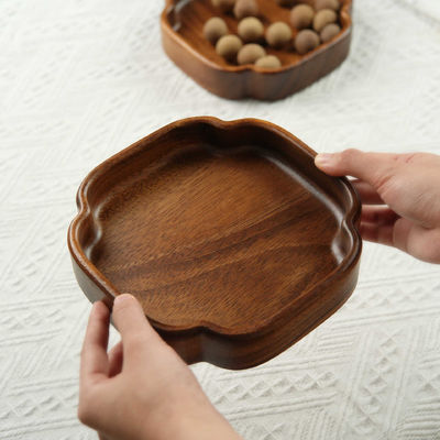 Plateau de service sur mesure pour l'impression de noix brûlées sud-américaines