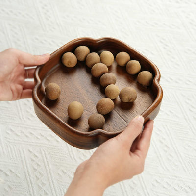 Plateau de service sur mesure pour l'impression de noix brûlées sud-américaines