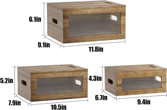 Gardez votre cuisine bien rangée avec ce récipient d'ail acrylique transparent pour fenêtre