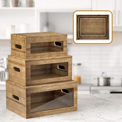 Gardez votre cuisine bien rangée avec ce récipient d'ail acrylique transparent pour fenêtre