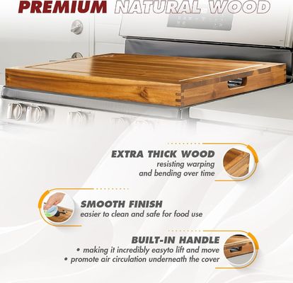 Couverture de poêle en bois pour les brûleurs à gaz et les poêles électriques 3 en 1