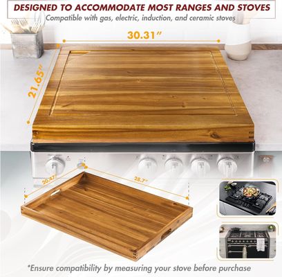 Couverture de poêle en bois pour les brûleurs à gaz et les poêles électriques 3 en 1