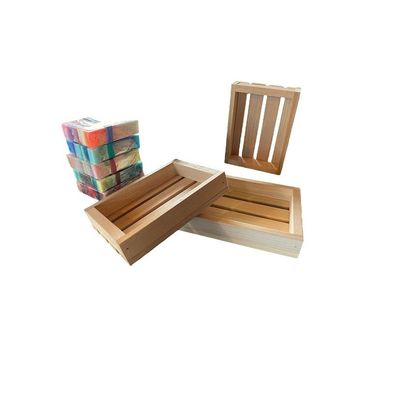 Tous les saisons 14 pièces de savon en bois fait à la main ensemble cadeau échantillon gratuit fourni demain