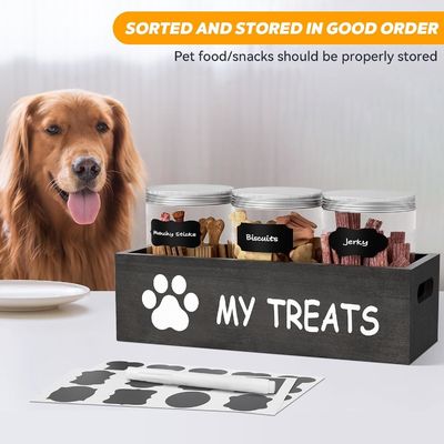 Conception fonctionnelle Organiseur étanche à l'air pour animaux de compagnie pour un accès et un stockage faciles 6.2*6.2*4.48