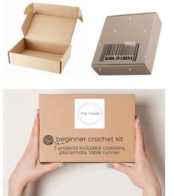 Des crochets à crochet de petite taille pour fabriquer des pulls, des paquets cadeaux et des fils de dentelle colorés