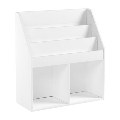 Étagère de livre en bois sculpté Étagère de livre Étagère de stockage Étagère d'affichage Organisateur pour enfants Enfants