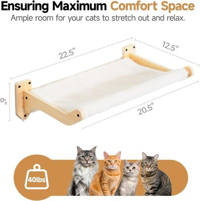 Meubles muraux en bois Cat Étagères avec couverture souple amovible lits Meubles de salon