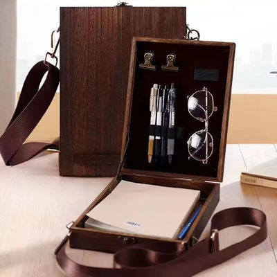 Commande sur mesure Boîte de peinture multifonctionnelle en bois Paulownia avec stockage Prix compétitif