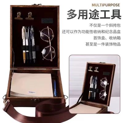 Commande sur mesure Boîte de peinture multifonctionnelle en bois Paulownia avec stockage Prix compétitif