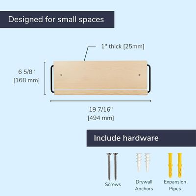 Solution de rangement de chaussures modernes minces et petites en bois montées sur le mur pour les chaussures dans la cuisine