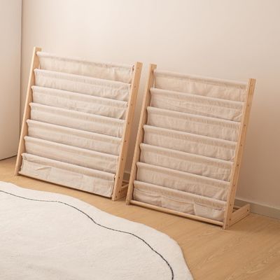 Étagère de livres pour enfants de 6 niveaux pour la chambre à coucher Étagère de produits en bois Étagère de stockage de livres Affichage