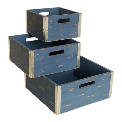 Europe Caractéristique régionale Boîte cadeau en bois de pin personnalisée Cages à vin pour le stockage gratuit d'échantillons