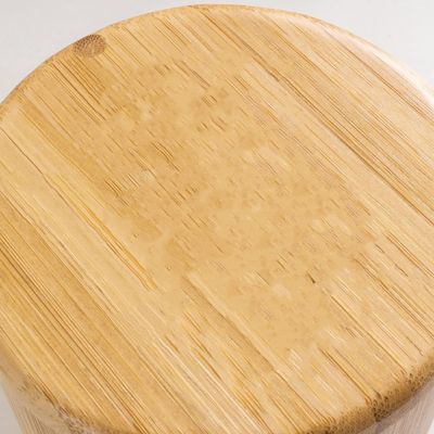 Boîte de stockage de la cave à sel en bambou multifonctionnelle avec couvercle magnétique faite à la main