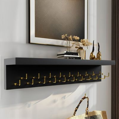 Écran de trophée en bois Appareil électroménager Médaille pendentif et étagère de trophée avec crochets