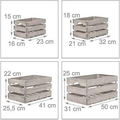 Capacité personnalisée Cages en bois vintage pour la décoration intérieure Style d'art populaire