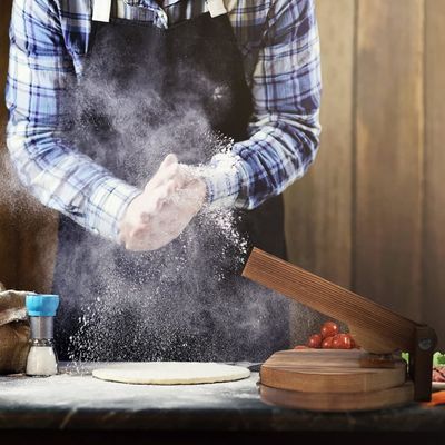 10 pouces de bois d'acacia tortilla presseur pour la tortillette mexicaine maison garantie