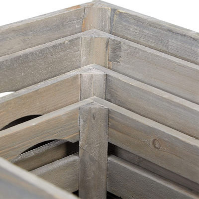 Capacité personnalisée Cages en bois vintage pour la décoration intérieure Style d'art populaire