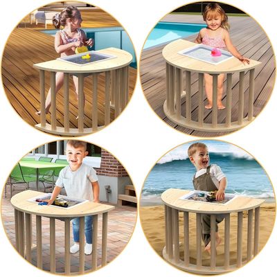 Économisez de l'espace Jouets en bois Arc d'escalade pour table sensorielle et porte-entrepôts