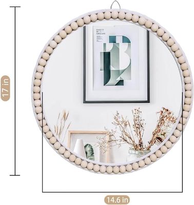 Hôtel maison décoration de salle de bains Perles de bois maison décorative mur suspendu pour chambre d'enfant