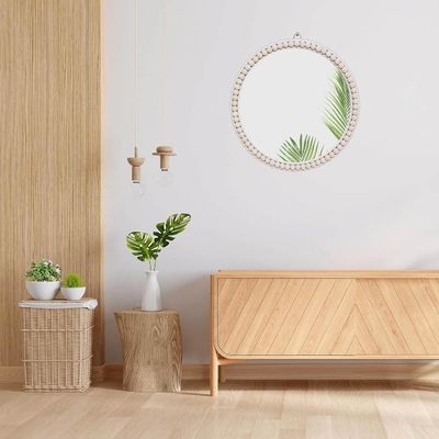 Hôtel maison décoration de salle de bains Perles de bois maison décorative mur suspendu pour chambre d'enfant