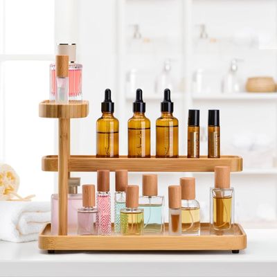 Accueil organisateur rack de stockage multifonctionnel pour les parfums cosmétiques condiments et plus