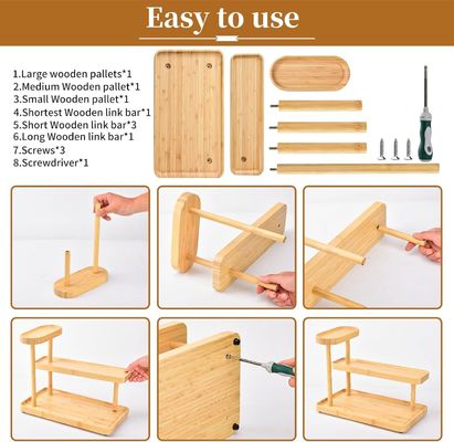 Accueil organisateur rack de stockage multifonctionnel pour les parfums cosmétiques condiments et plus