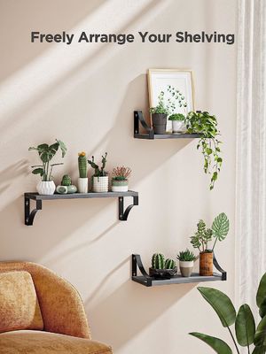 Étagères flottantes en bois rustique de ferme Ensemble de 3 pour la salle à manger