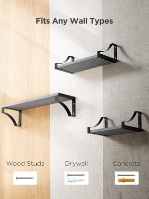 Étagères flottantes en bois rustique de ferme Ensemble de 3 pour la salle à manger