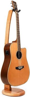 Design compétitif et à la mode Stand de guitare acoustique en bois fait à la main pour l'impression