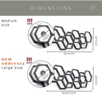 Accueil Meubles en bois monture murale en nid d'abeille Porteur de papier toilette avec rangement de tissus