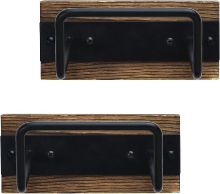 Meubles de salon multi-sports rangement de balles avec support mural en bois brûlé