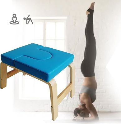 Chaise de yoga en bois massif pour un entraînement de force et d'équilibre efficace