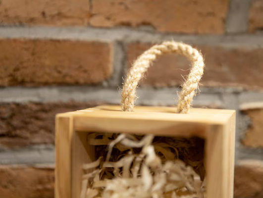 Boîte de vin en bois rectangulaire avec imprimé brûlé personnalisé mariage anniversaire