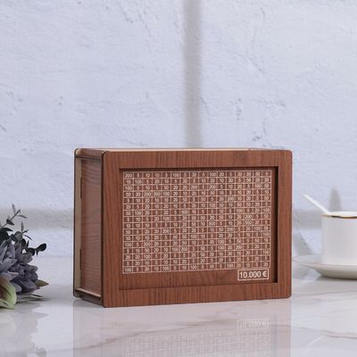 7.87 * 5.71 * 2.64 pouces Banques d' argent en bois pour adultes personnalisables et durables
