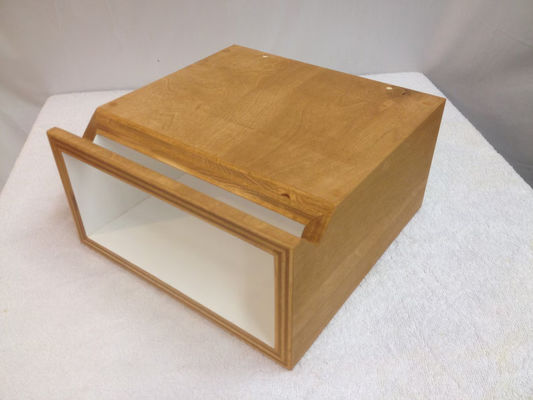 Appareil électroménager en bois Porteur de monture murale de vélo en contreplaqué Cadre de vélo Plateau de stockage de vélo