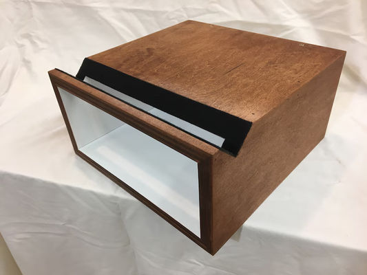 Appareil électroménager en bois Porteur de monture murale de vélo en contreplaqué Cadre de vélo Plateau de stockage de vélo