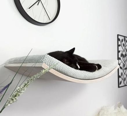 Accueil Meubles étagère de perchoir en bois Lieu de couchage avec oreiller doux pour bébés et enfants
