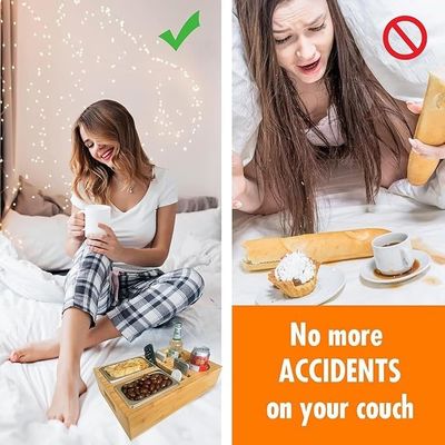 Package cadeau design couvercle amovible tasse et boisson avec plateau de collation pour le milieu du canapé