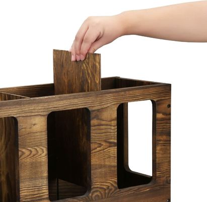 Monté sur le mur, support de tapis de yoga en bois massif brûlé, support de tapis de yoga, support de tapis de fitness, rangement de rouleaux en mousse, organisateur de sport, support de tapis d'exercice