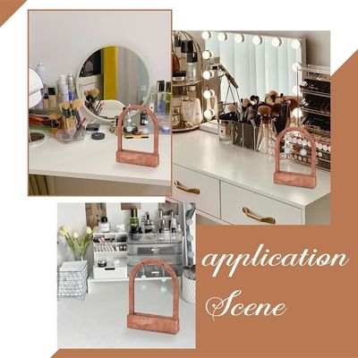 Commande personnalisée Accepté support d'affichage en bois en forme d'arche en forme d'oreille avec base de noix de coco