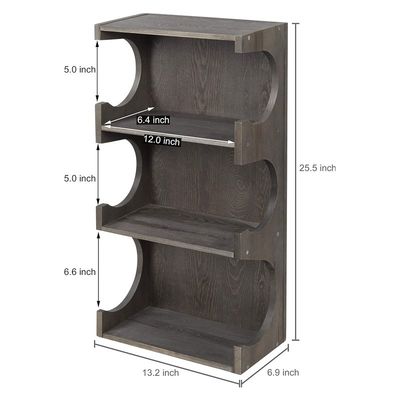 Tapis de yoga à rouleaux en mousse à 3 niveaux monté sur le mur avec étagère d'affichage supérieur