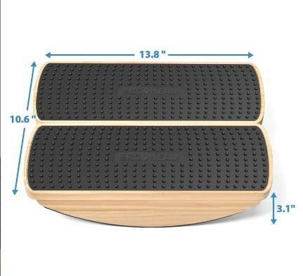 OEM ODM Acceptable bureau maison anti-dérapant tapis anti-fatigue avec planche oscillante en bois