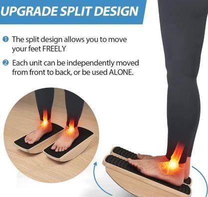 OEM ODM Acceptable bureau maison anti-dérapant tapis anti-fatigue avec planche oscillante en bois