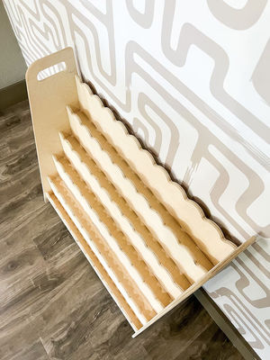 Montessori meubles en bois cadeau de jardin d'enfants étagère en bois pour la fonction économiser de l'espace