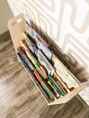 Montessori meubles en bois cadeau de jardin d'enfants étagère en bois pour la fonction économiser de l'espace