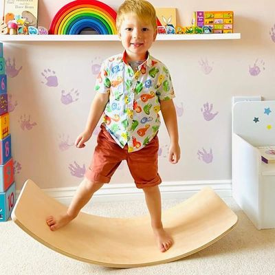 35 pouces en bois naturel balancer bébé balance Montessori équilibre de remise en forme